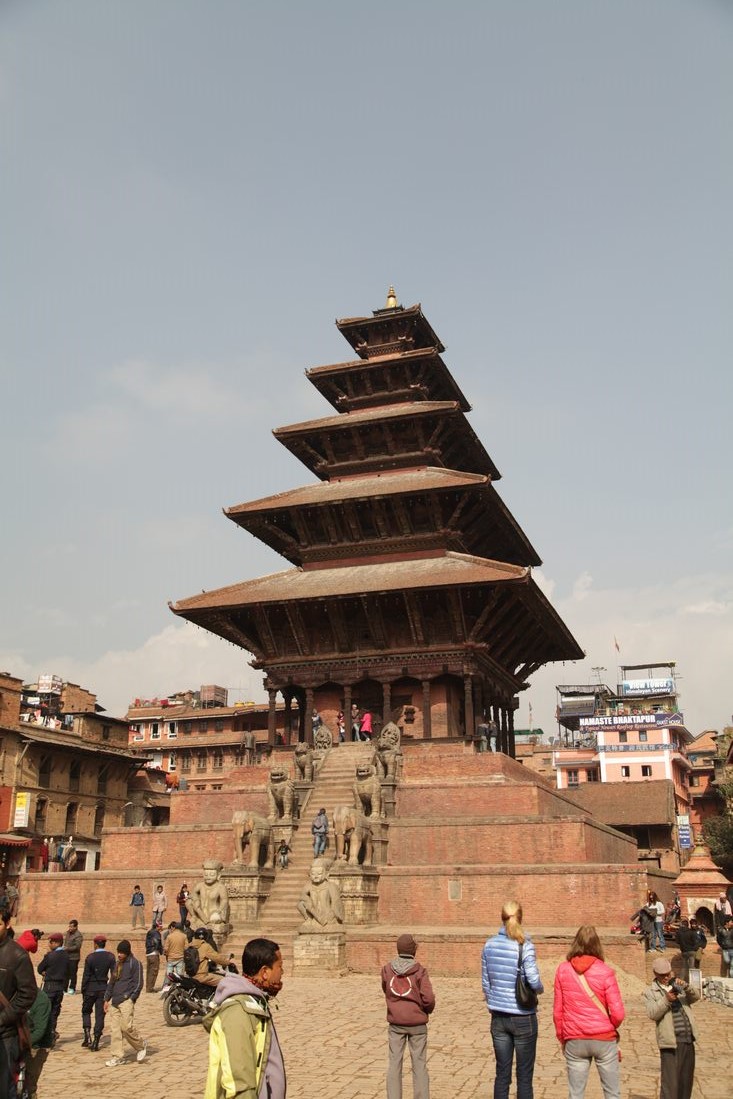 Een van de vele tempels